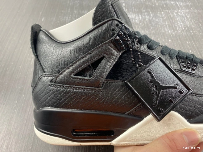 Kick Theory 819139-010 Pony 4 Jordan Retro Black Hair 0802